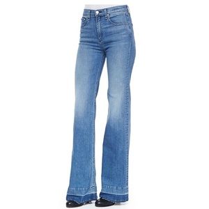 rag & bone/JEAN 
The Justine Wide-Leg Jeans in Whitby